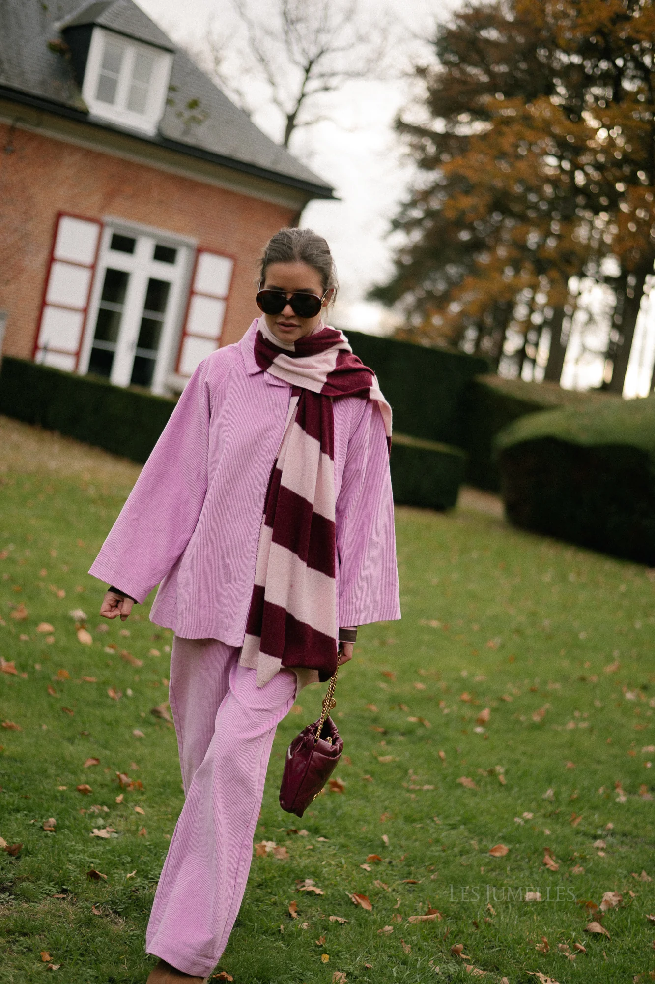 Norma wide velvet pants orchid - Image 11