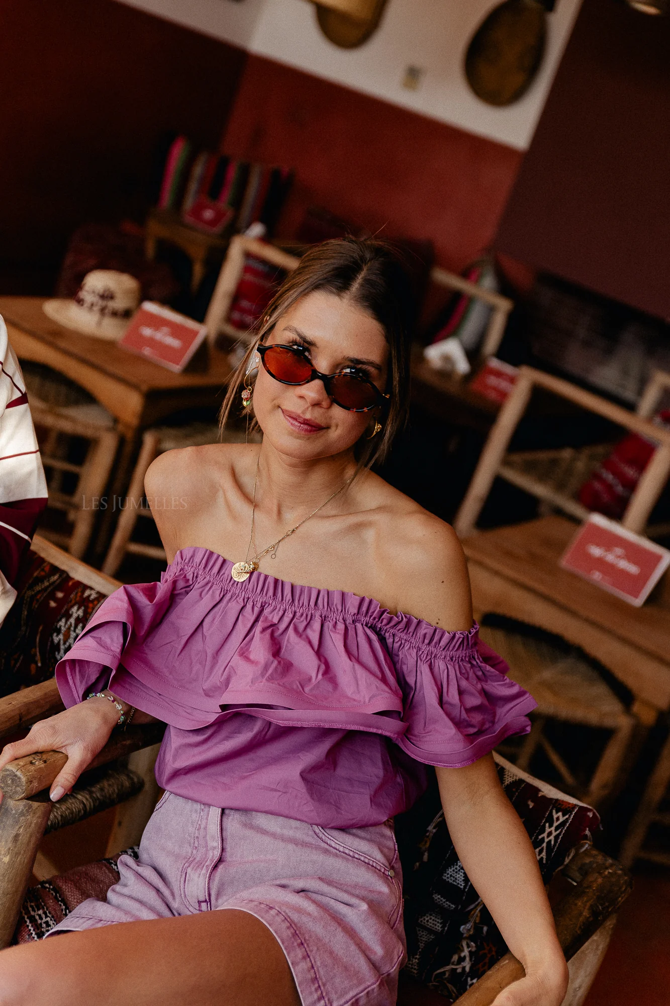 Rhea one shoulder top rosebud - Image 11