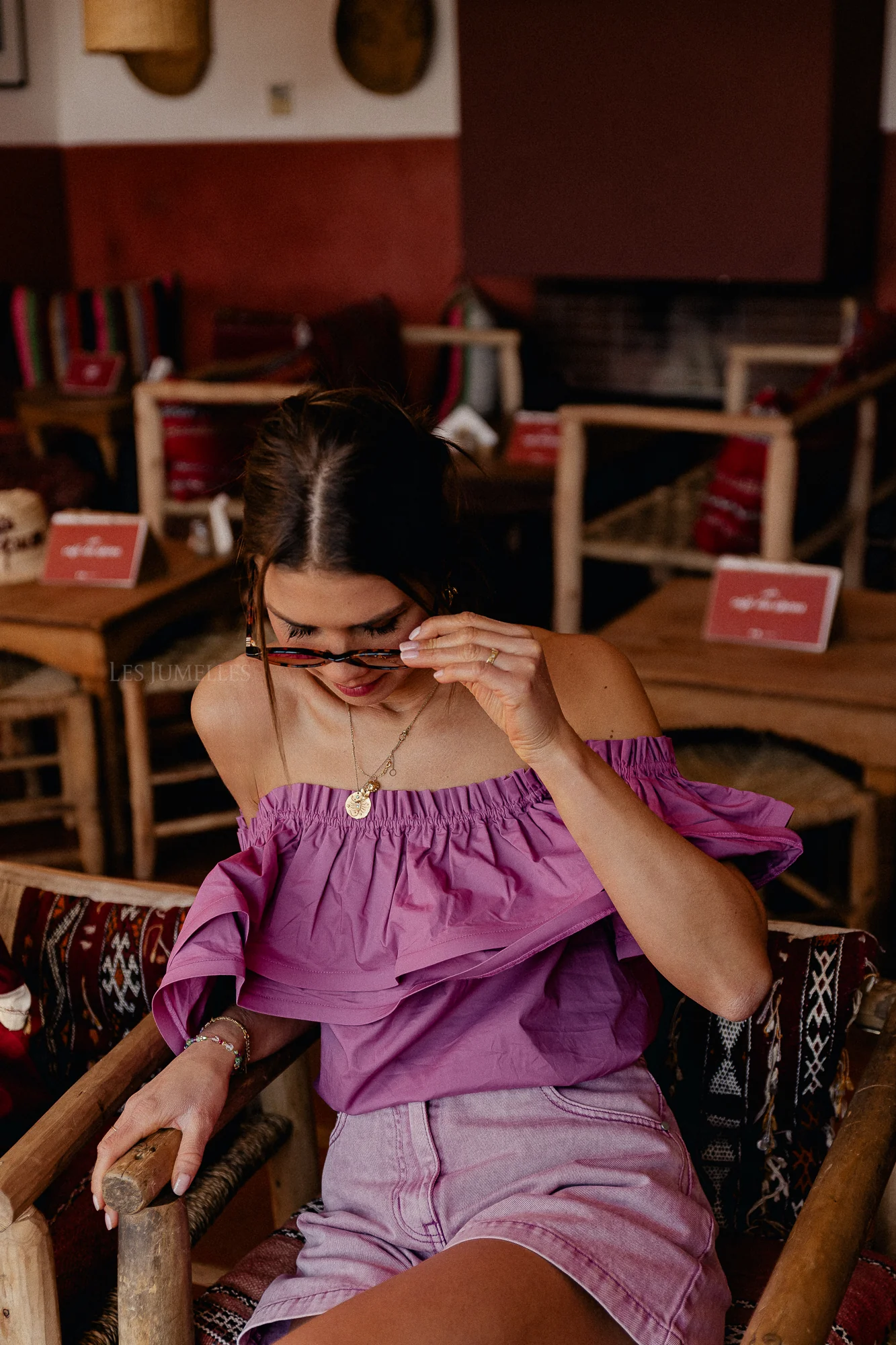 Rhea one shoulder top rosebud - Image 6